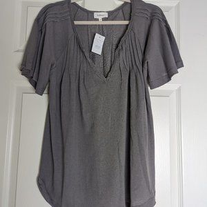 Womens Bohme Vneck Bell Sleeve Blouse
